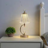 Golden Crystal – Draadloze tafellamp met luxe kristaldesign