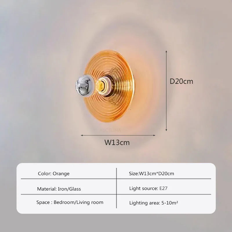 Vintage Glass – LED Wandlamp met nostalgische flair