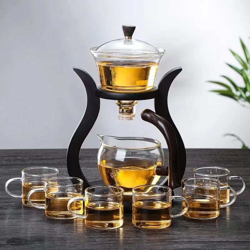Maison Nara – Creatieve Theepotset met Magnetisch Druppelsysteem