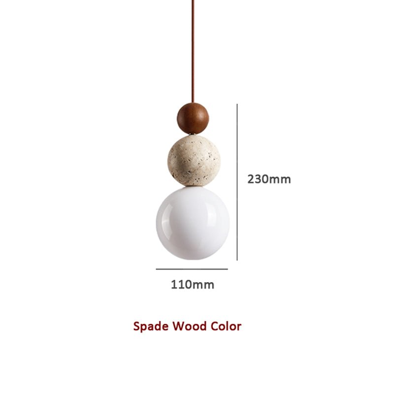 Travertine Lava Stone Hanglamp
