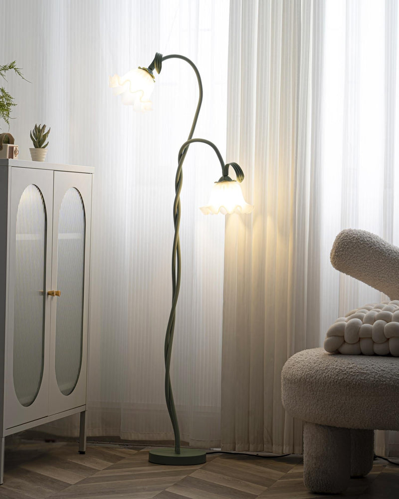 Calla Flowers Vloerlamp – Natuurlijke elegantie in een kunstzinnig ontwerp