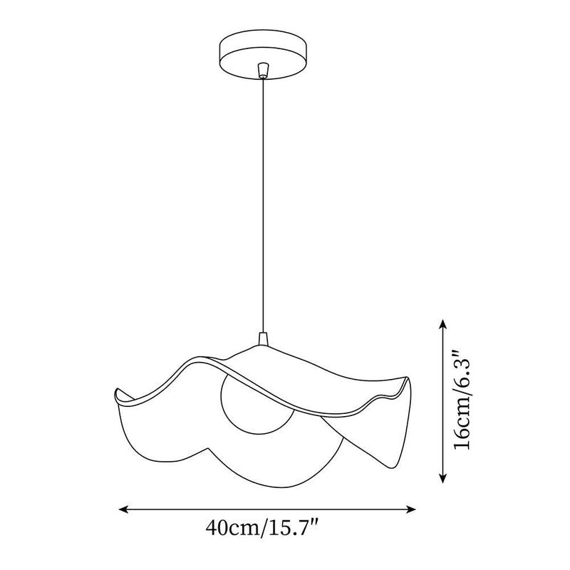 Casia – Hanglamp in lotusbloemdesign