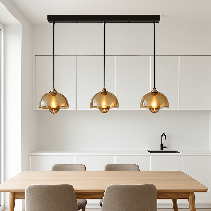 Amber Trio Hanglamp