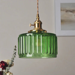 Vintage Crystal – Hanglamp in cilindervorm van glas