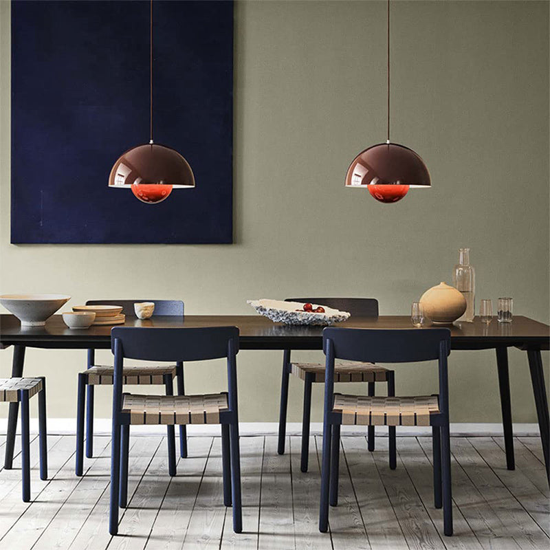 Nara – Hanglamp met Zachte Verlichting en Bloempotvormig Design