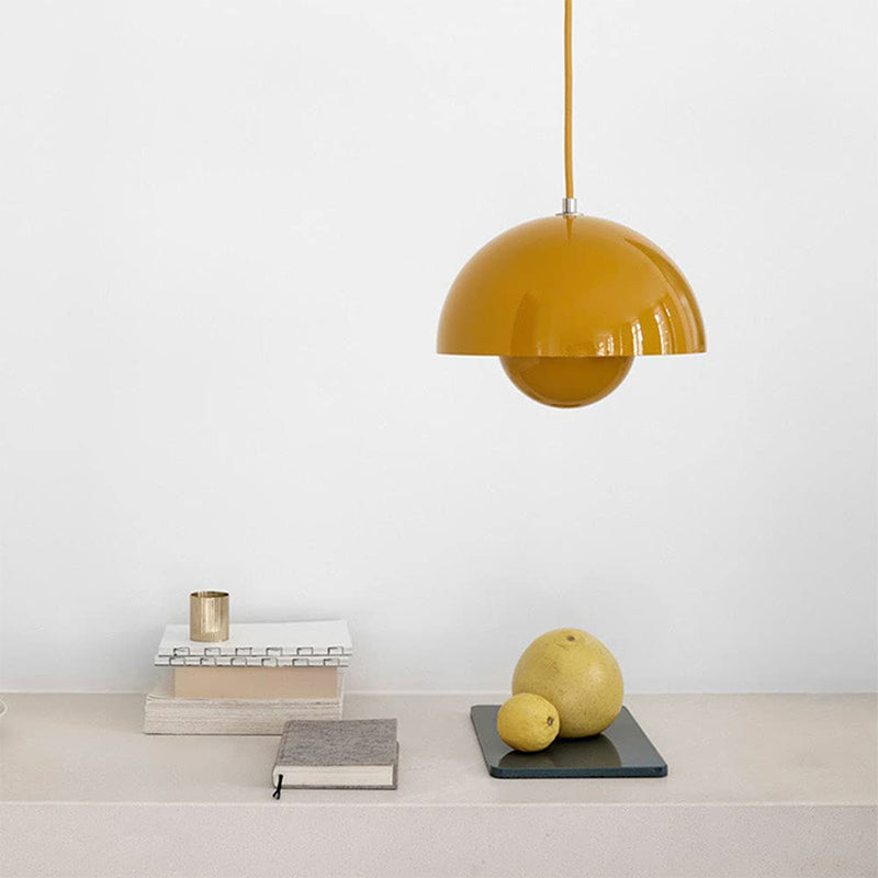 Nara – Hanglamp met Zachte Verlichting en Bloempotvormig Design