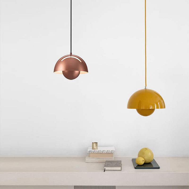 Nara – Hanglamp met Zachte Verlichting en Bloempotvormig Design