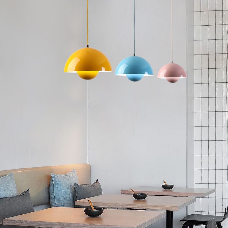 Nara – Hanglamp met Zachte Verlichting en Bloempotvormig Design