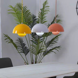 Nara – Hanglamp met Zachte Verlichting en Bloempotvormig Design
