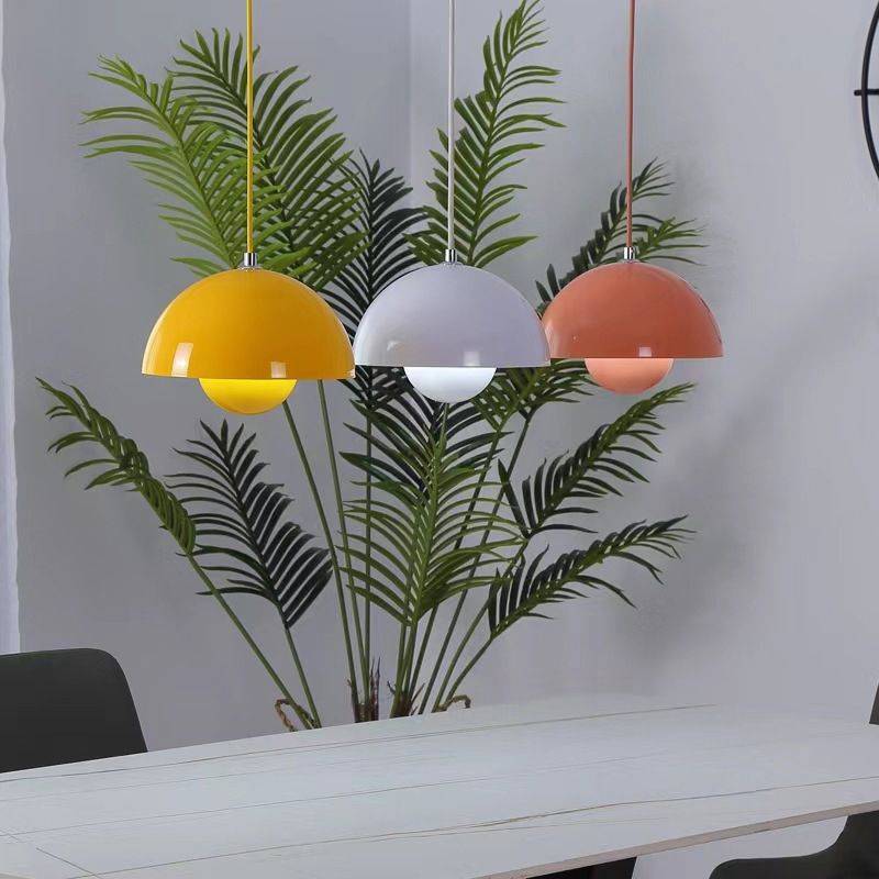 Nara – Hanglamp met Zachte Verlichting en Bloempotvormig Design