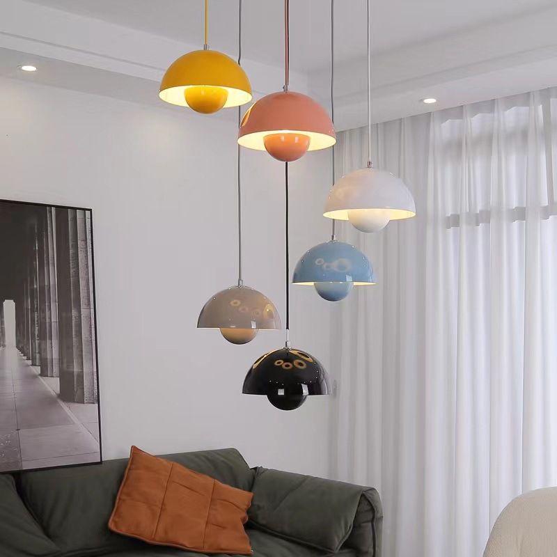 Nara – Hanglamp met Zachte Verlichting en Bloempotvormig Design
