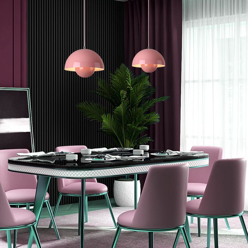 Nara – Hanglamp met Zachte Verlichting en Bloempotvormig Design