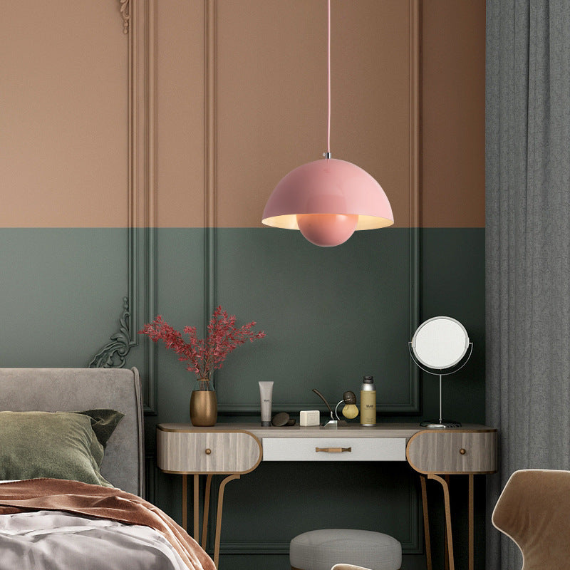 Nara – Hanglamp met Zachte Verlichting en Bloempotvormig Design