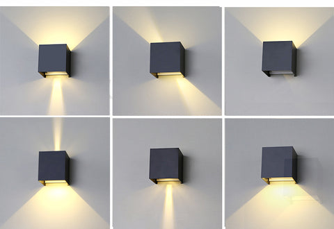Moderne Waterdichte LED Wandlamp van Aluminium – Voor Binnen en Buiten