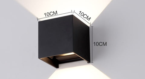 Moderne Waterdichte LED Wandlamp van Aluminium – Voor Binnen en Buiten