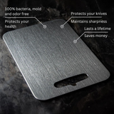 TitaniumBoard™ – Professionele snijplank van 100% medisch titanium