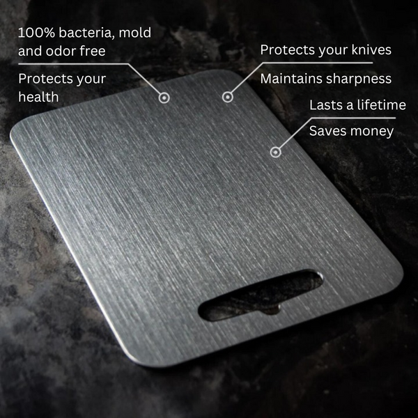 TitaniumBoard™ – Professionele snijplank van 100% medisch titanium