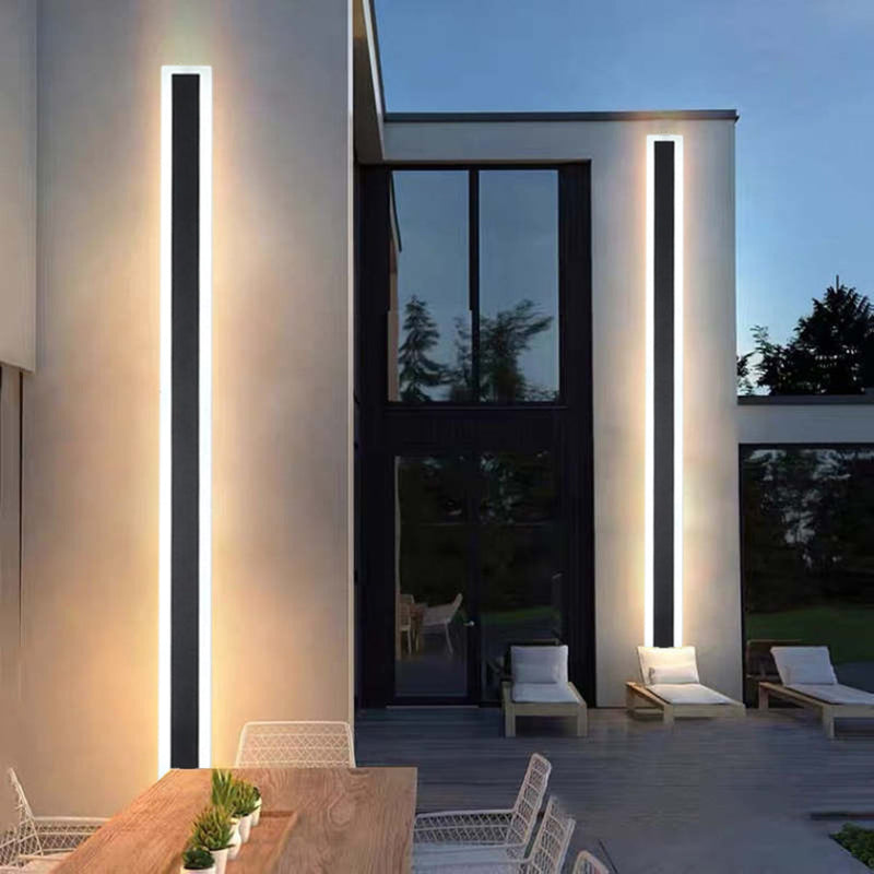 Nara – Minimalistische Buitenlamp met Strakke LED-lijn