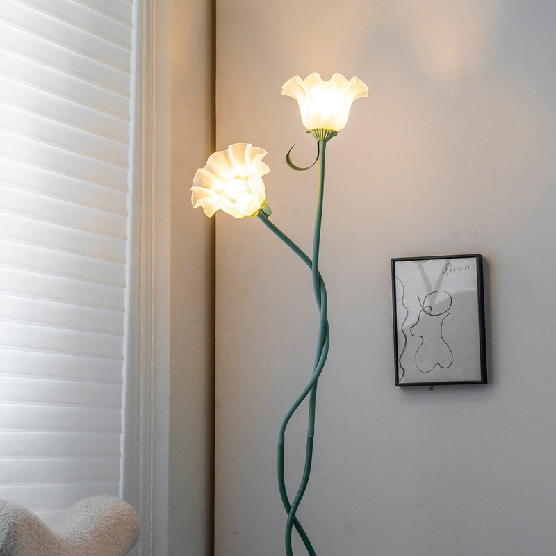 Calla Flowers Vloerlamp – Natuurlijke elegantie in een kunstzinnig ontwerp