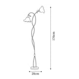 Calla Flowers Vloerlamp – Natuurlijke elegantie in een kunstzinnig ontwerp