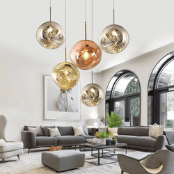 Nara – Elegante Hanglamp met Gouden Accenten en LED-verlichting