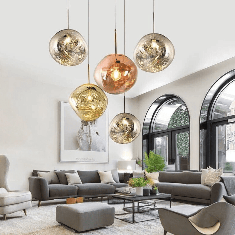 Nara – Elegante Hanglamp met Gouden Accenten en LED-verlichting