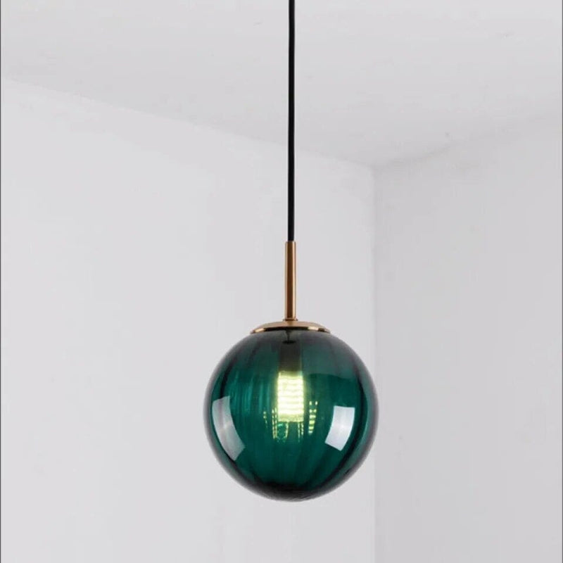 Nara – Glazen Bol Hanglamp met Warme, Diffuse Verlichting