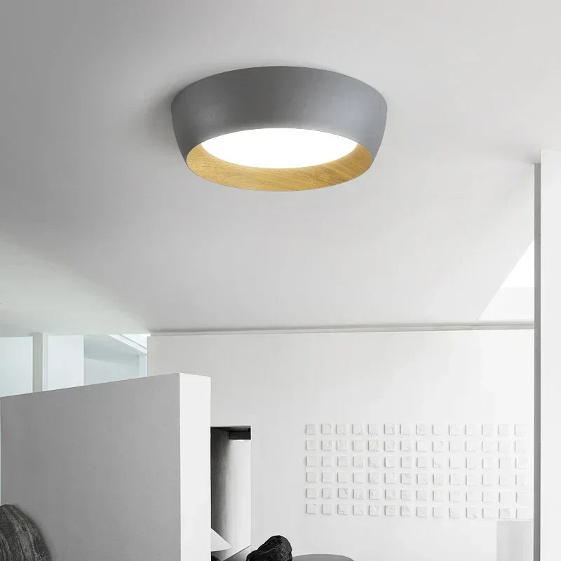 Maison – Minimalistische Plafondlamp met Houtaccent