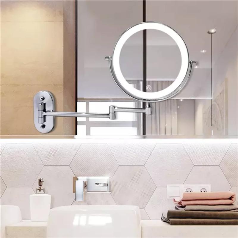 Maison Nara – Oplaadbare LED Make-up Spiegel met Instelbare Vergroting