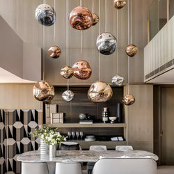 Nara – Bolvormige Hanglamp met Semi-Transparante Gloed