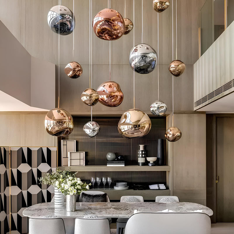 Nara – Bolvormige Hanglamp met Semi-Transparante Gloed