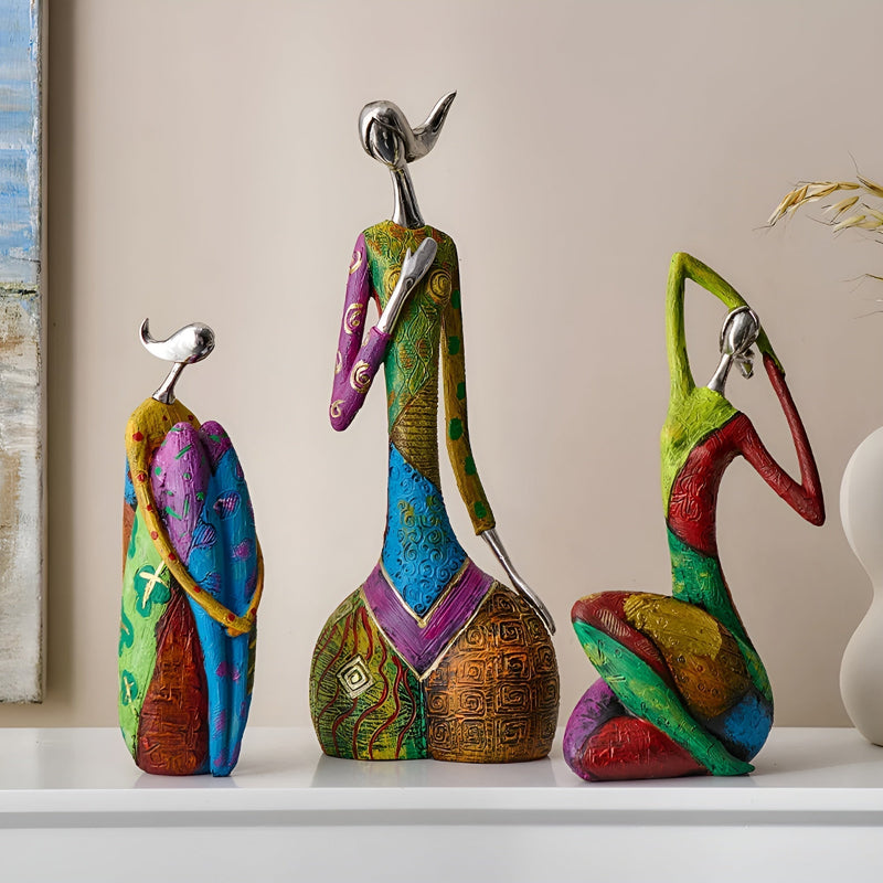 Nara – Elegant Hars Standbeeld voor Luxe Decoratie