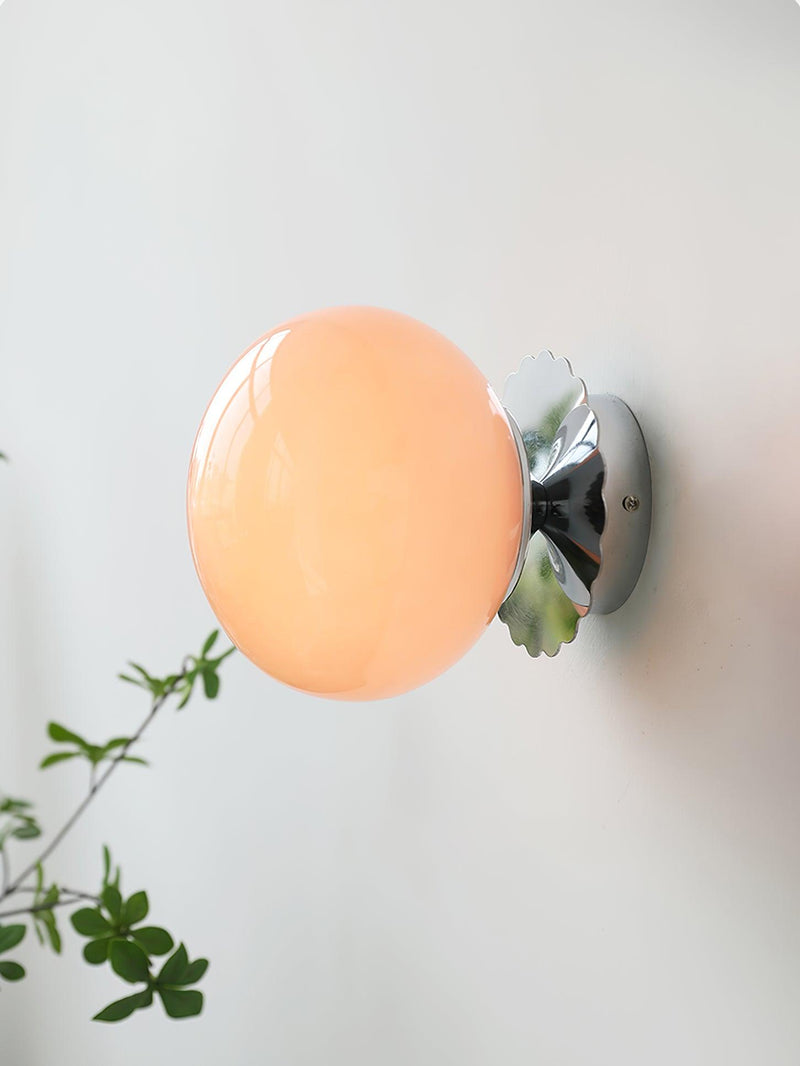 Rosa Glas – Wandlamp met moderne elegantie