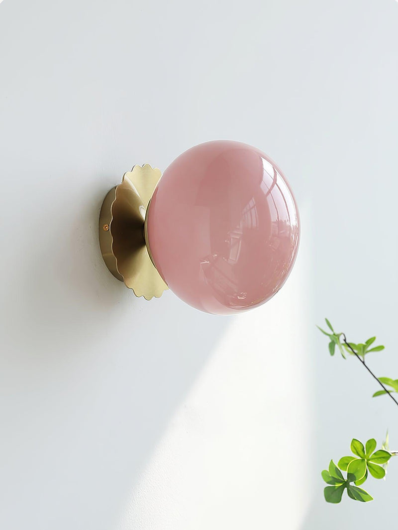 Rosa Glas – Wandlamp met moderne elegantie