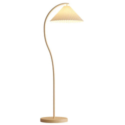 Modern Fold – Stoffen LED Vloerlamp met geplooid design