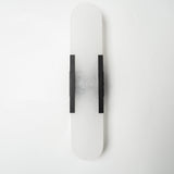 Melange Elongated – Wandlamp van albast met messing detail