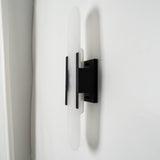 Melange Elongated – Wandlamp van albast met messing detail