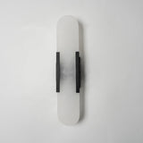 Melange Elongated – Wandlamp van albast met messing detail