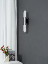 Melange Elongated – Wandlamp van albast met messing detail