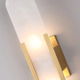 Melange Elongated – Wandlamp van albast met messing detail