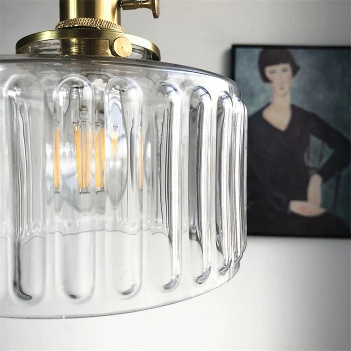 Vintage Crystal – Hanglamp in cilindervorm van glas