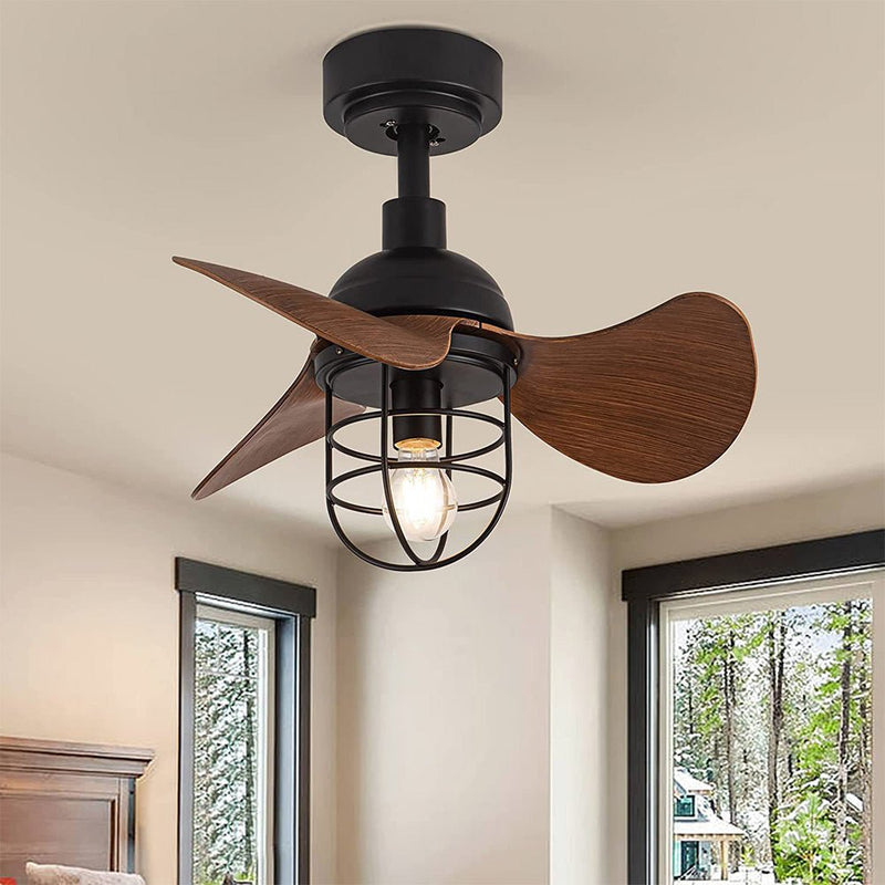 Maison Nara – Plafondlamp met Ventilator in Walnootlook