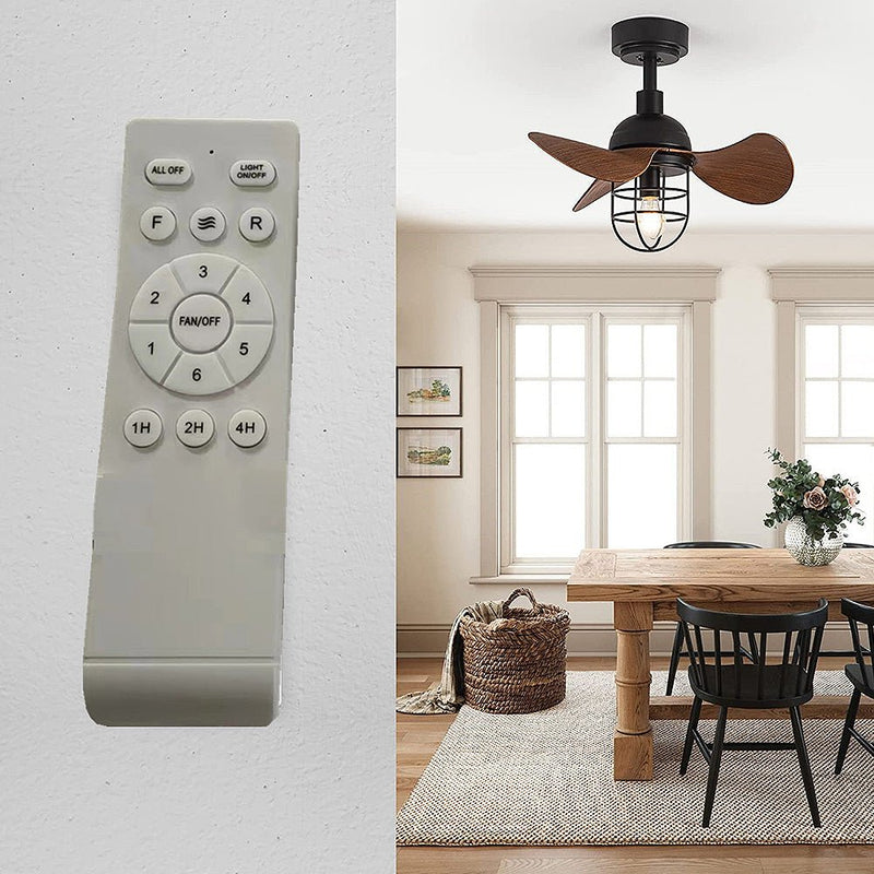 Maison Nara – Plafondlamp met Ventilator in Walnootlook
