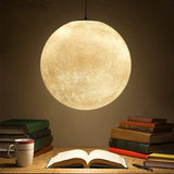 NARA - 3D Maan Hanglamp met Touch Control en LED Verlichting voor Slaapkamer - Modern Design 0