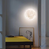NARA - 3D Maan Hanglamp met Touch Control en LED Verlichting voor Slaapkamer - Modern Design 1