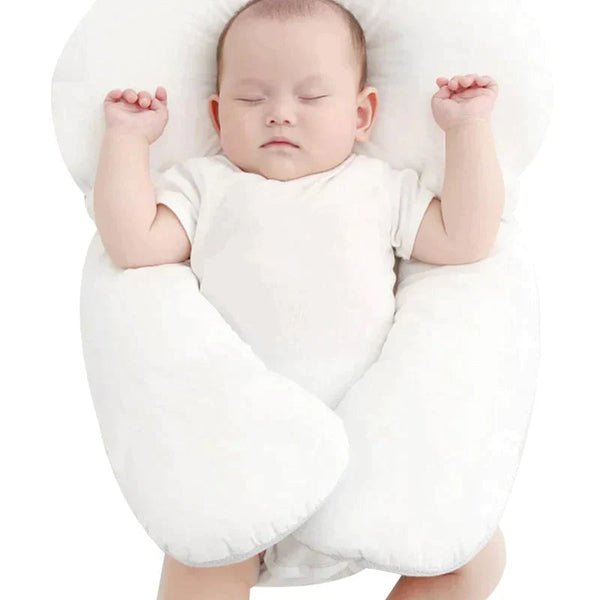 NARA - Antibacterieel Baby Kussen met Armuitsparing – Ademend Katoen – 72x42 cm – Geschikt voor 0-2 jaar 1
