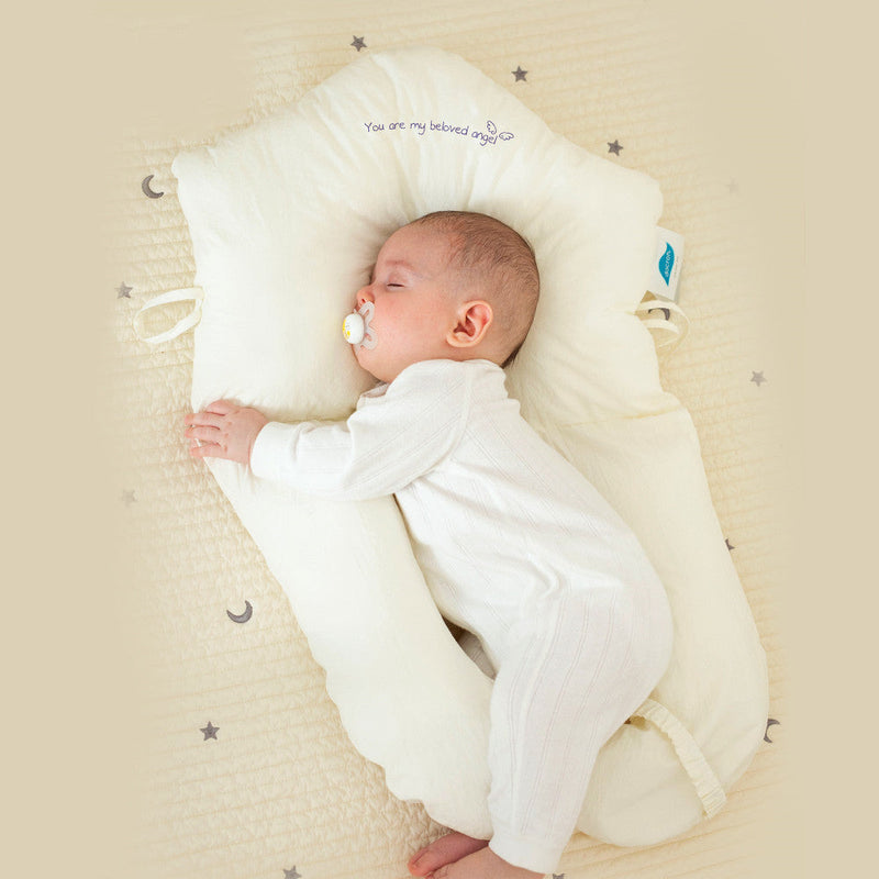 NARA - Antibacterieel Baby Kussen met Armuitsparing – Ademend Katoen – 72x42 cm – Geschikt voor 0-2 jaar 2