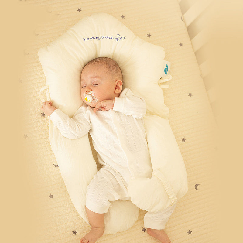 NARA - Antibacterieel Baby Kussen met Armuitsparing – Ademend Katoen – 72x42 cm – Geschikt voor 0-2 jaar 3