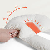 NARA - Antibacterieel Baby Kussen met Armuitsparing – Ademend Katoen – 72x42 cm – Geschikt voor 0-2 jaar 7
