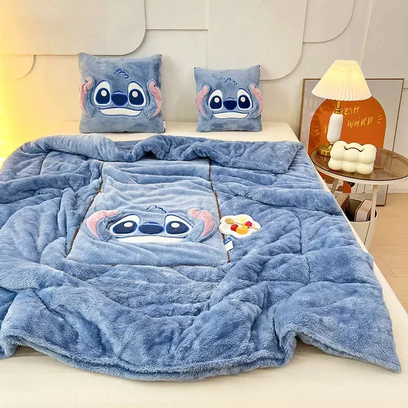 NARA - CozyNest™ Deken met Kussen - Ruimtebesparend Pluche Comfort voor Binnengebruik 6